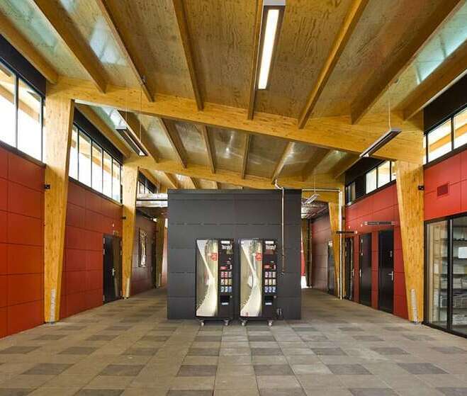 Erasmus Universiteit Gebouw V binnenkant